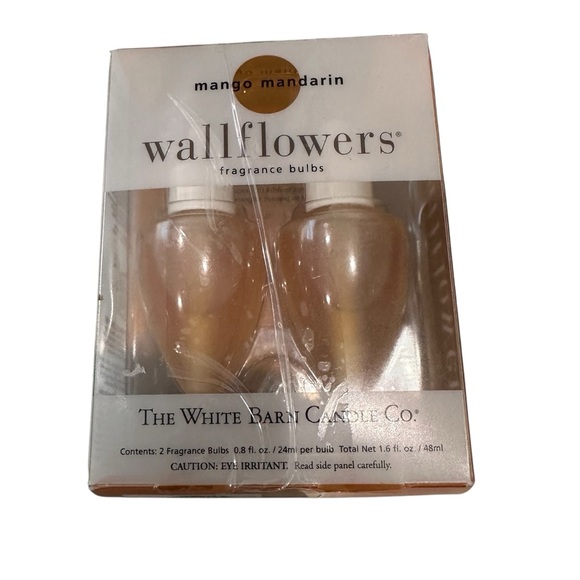 Bath & Body‎ Works White Barn Wallflower Fragrance Refill Bulb Mango Mandarian - Picture 1 of 3